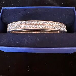 Swarovski Vintage Silver Crystal Bracelet Signed